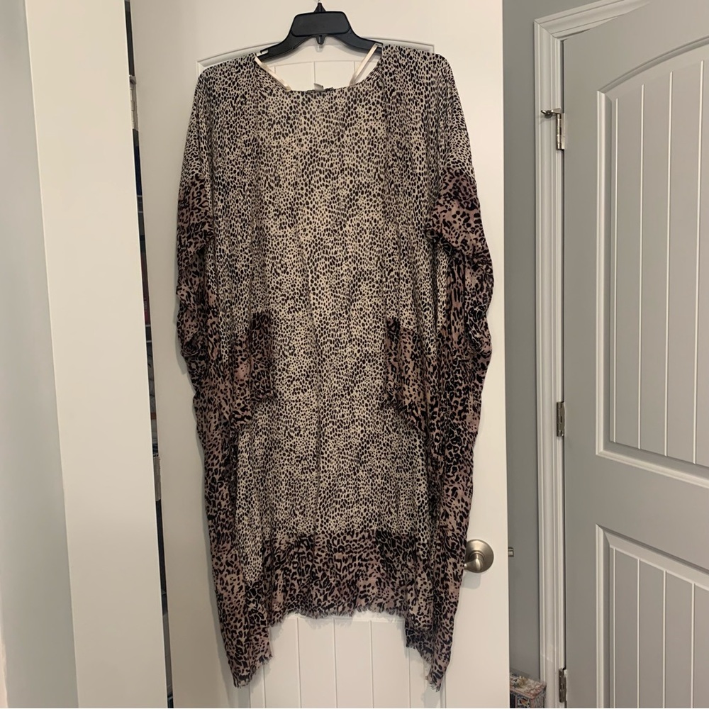 One Size Cheetah Kimono American Eagle